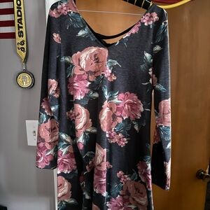 Floral Long Sleeve Dress